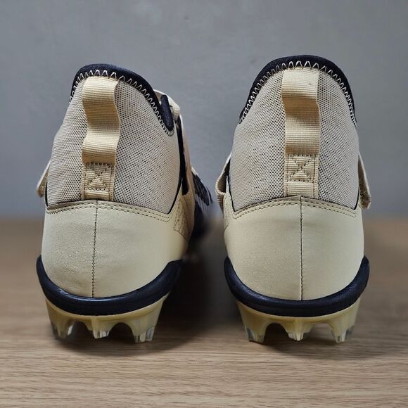 Nike Alpha Menace Pro 2 Mid Football Cleats Black Gold White Men\'s 11 BV3946-700 main image 15